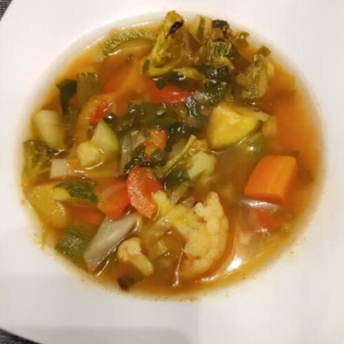 Receta de la sopa de verduras