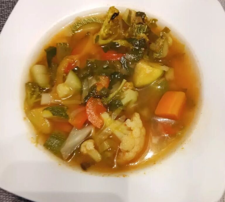Receta de la sopa de verduras